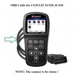 OBD2 Cable Diagnostic Cable For CGSULIT SC530 SC630 Scanner